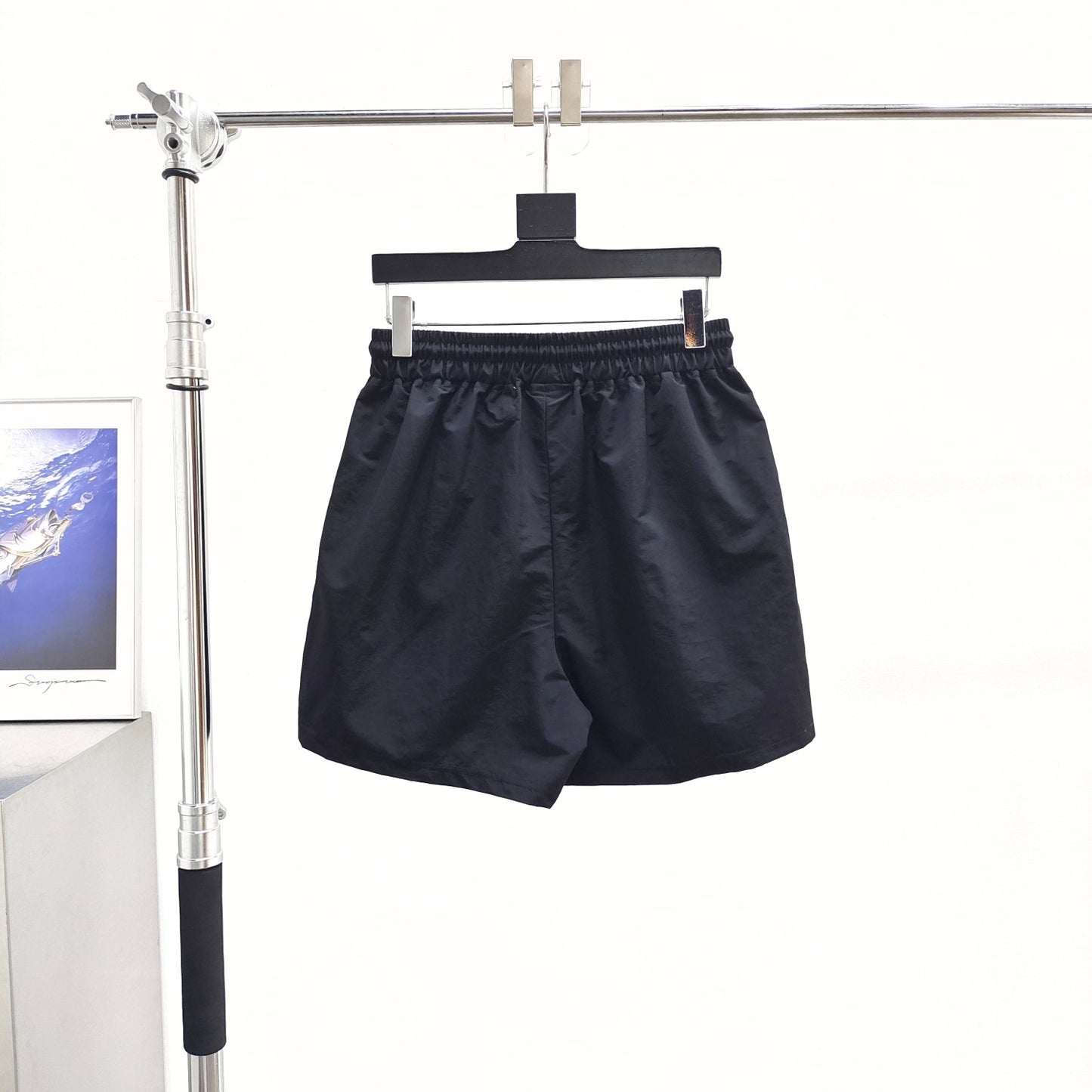 Hellstar Waxed Nylon Athletic Shorts