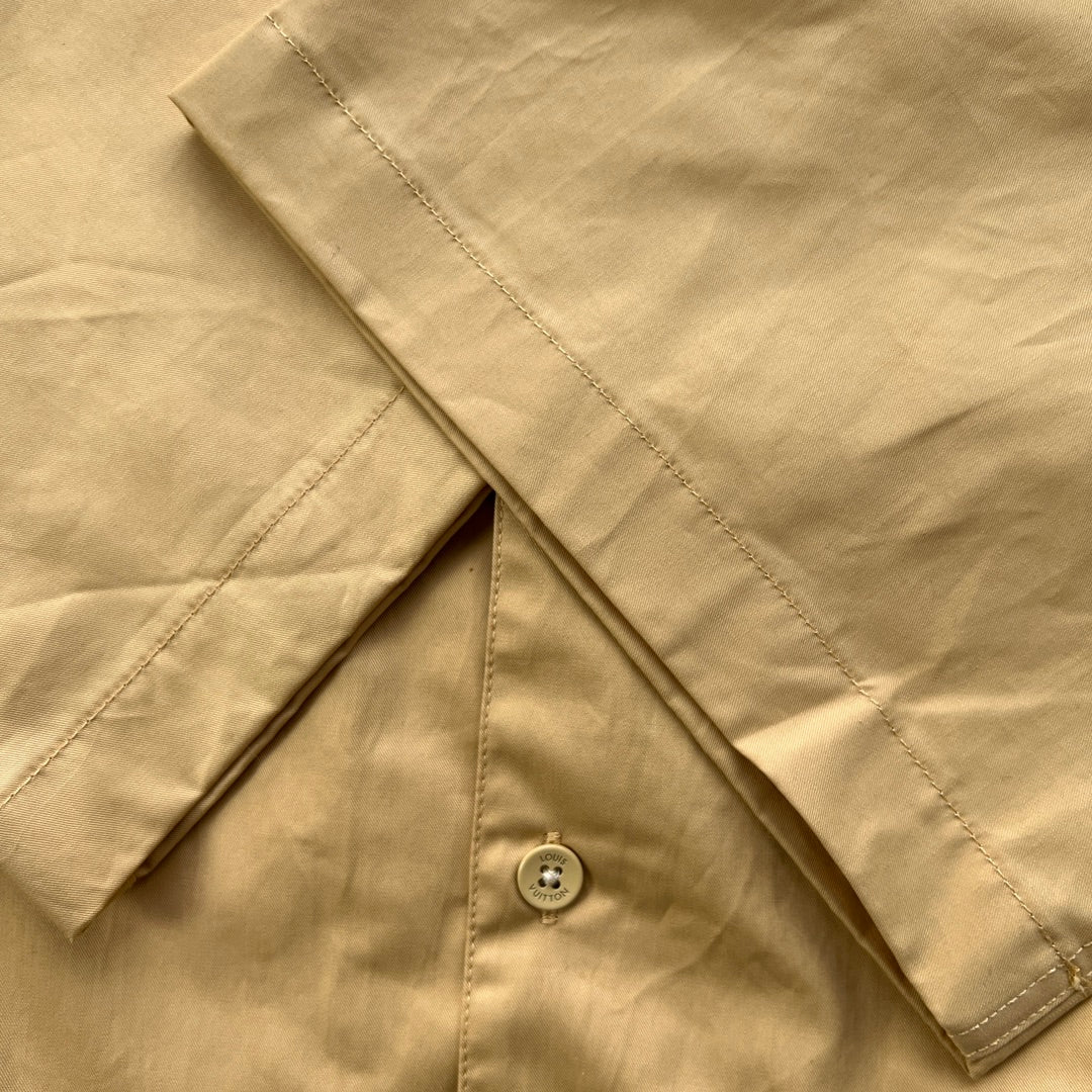 Louis Vuitton Embroidered Short-Sleeved Cotton Bowling Shirt