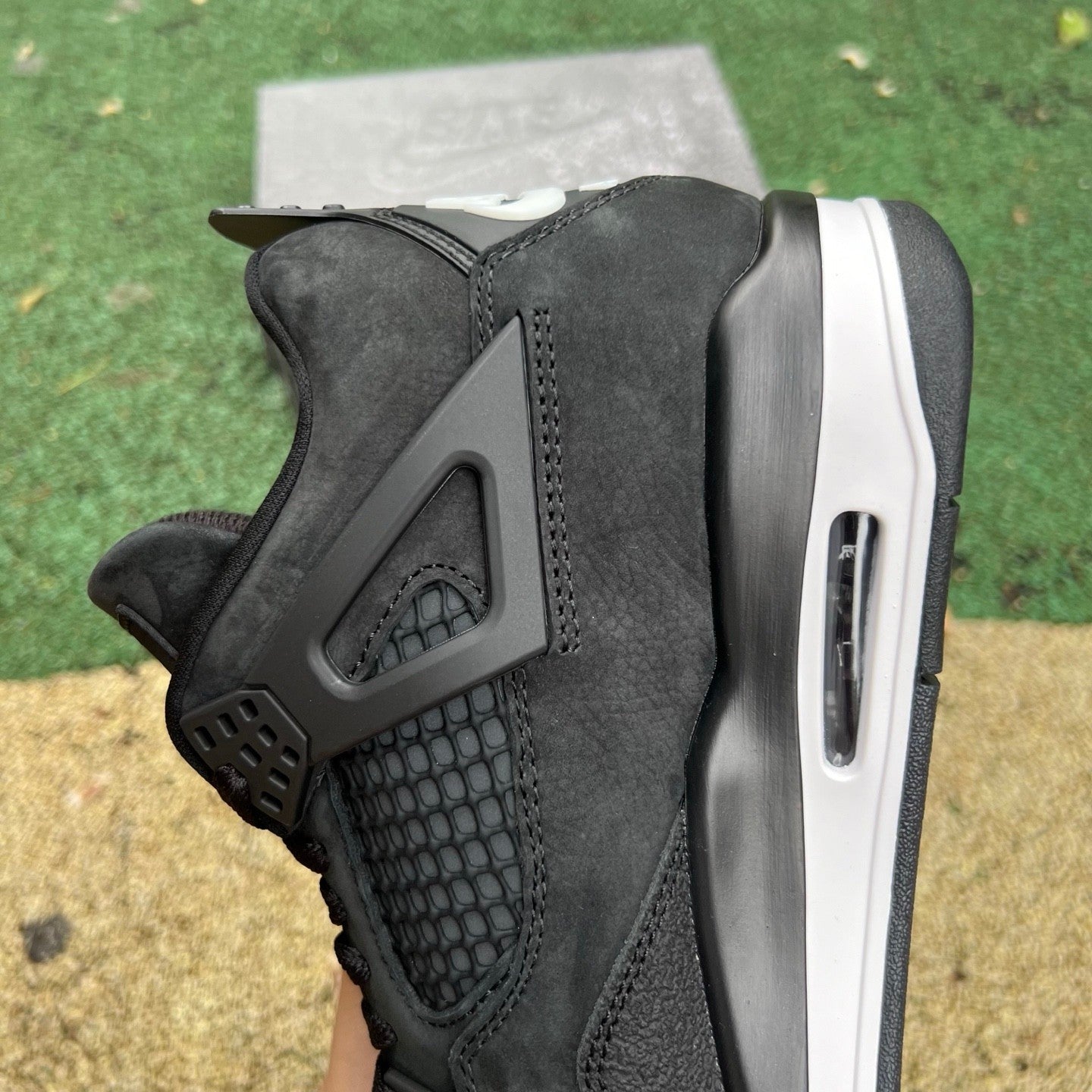 Nigel Sylvester x Air Jordan 4 Retro OG SP 'Brick By Brick' BLACK