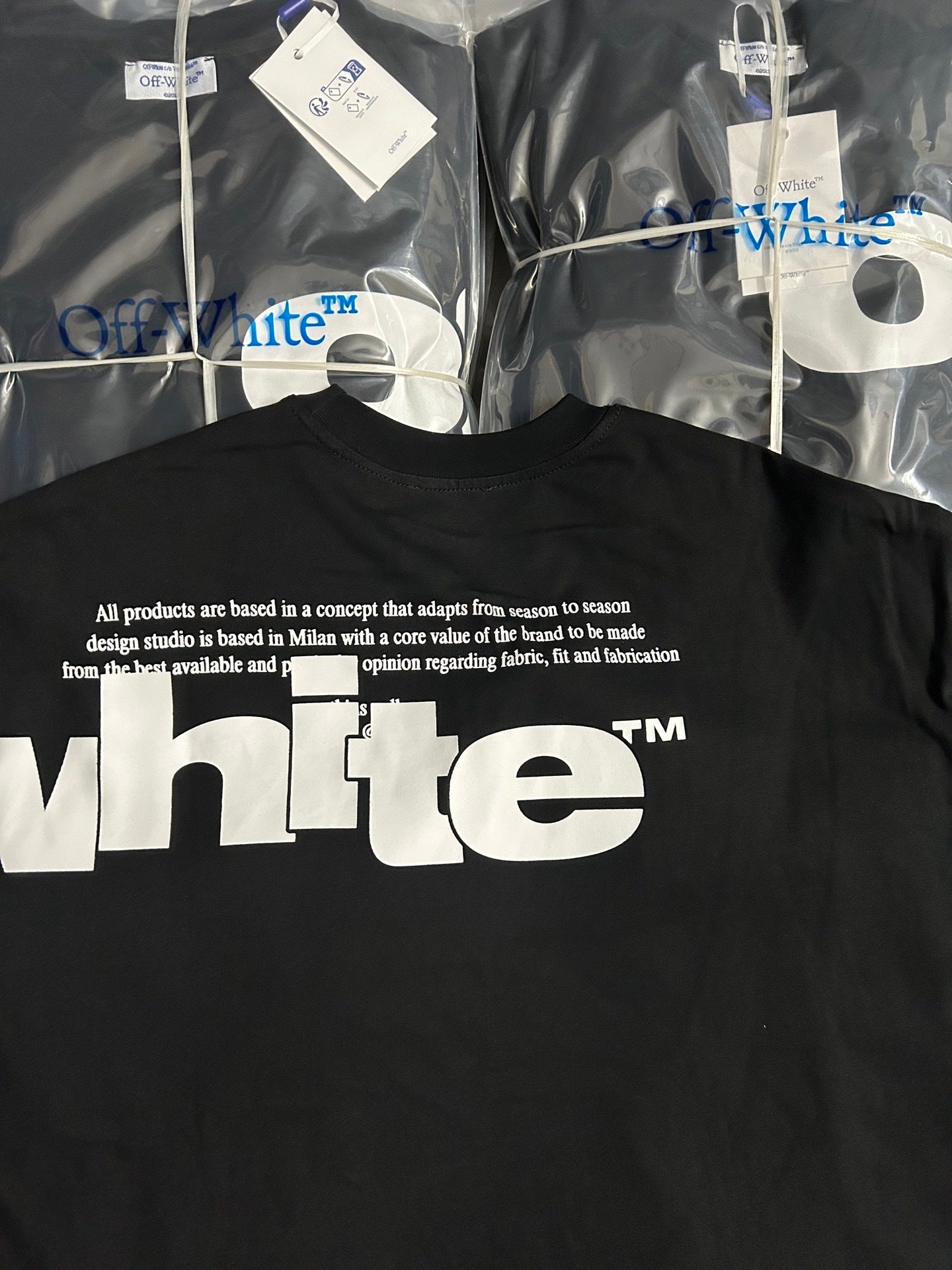 OFF-WHITE Shared Logo cotton T-shirt