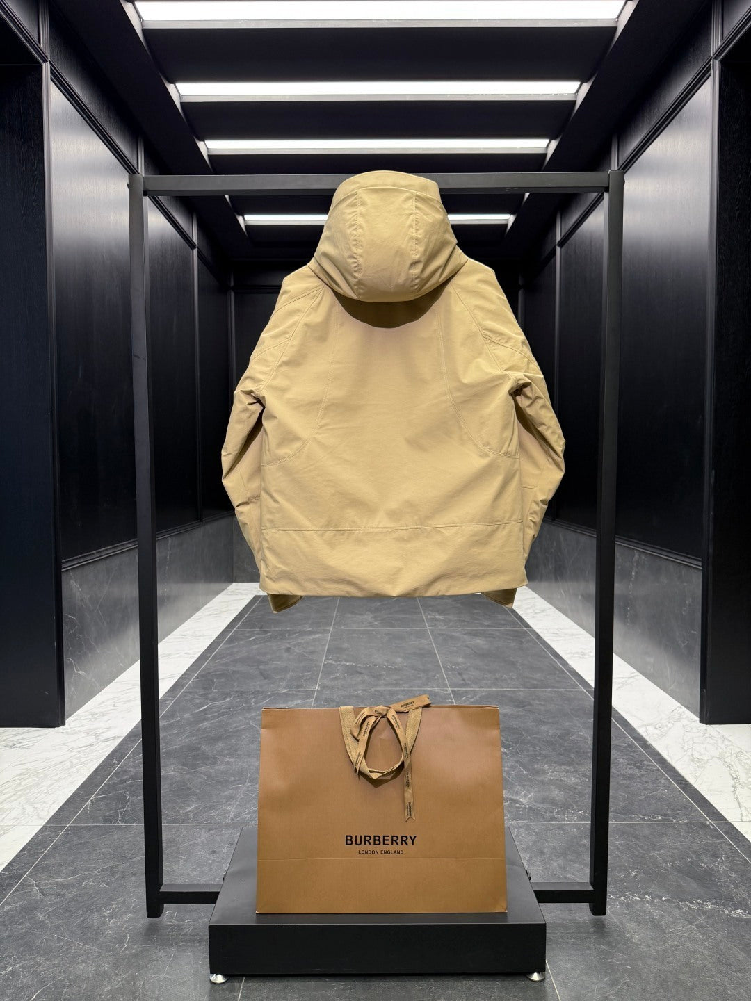 Burberry light tech hooded jacket