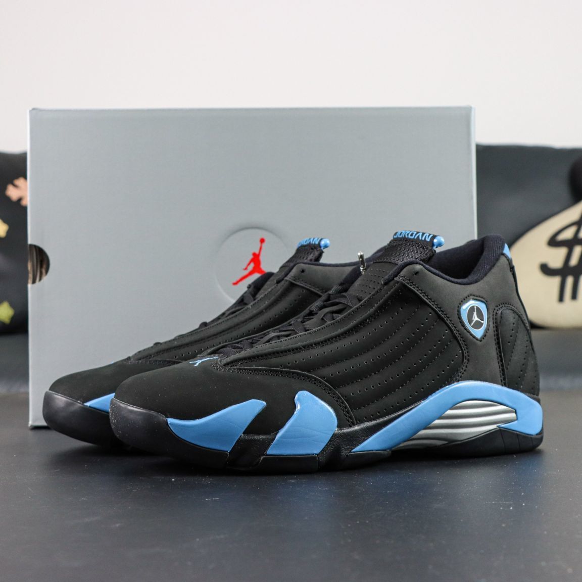 Air Jordan 14 Retro 'Black University Blue' 2006