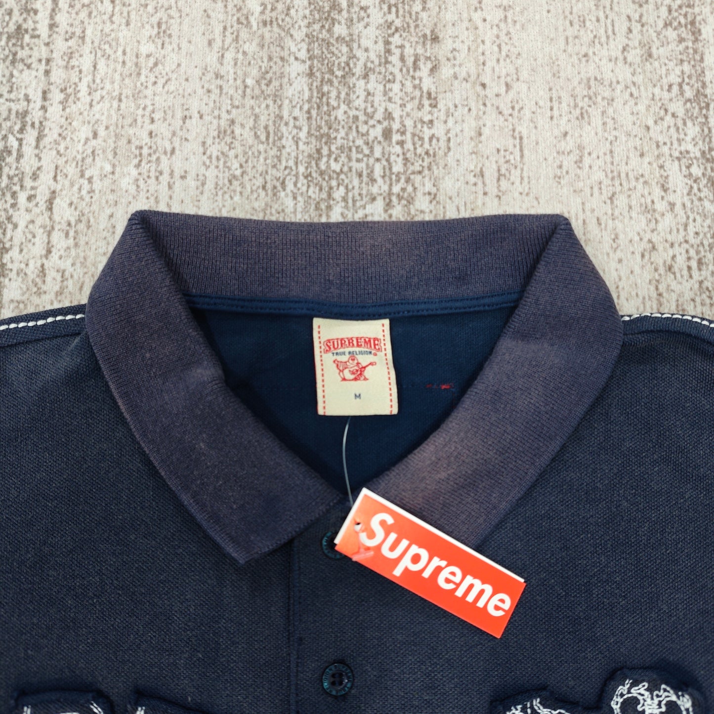 SUP x True Religion Appliqué Polo 'Black'
