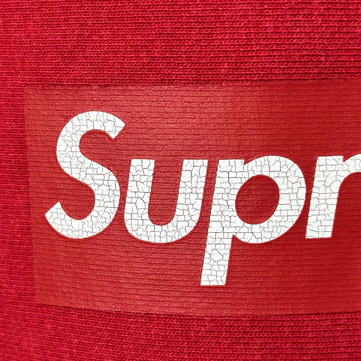SUP Washed Box Logo Crewneck Sweatshirt