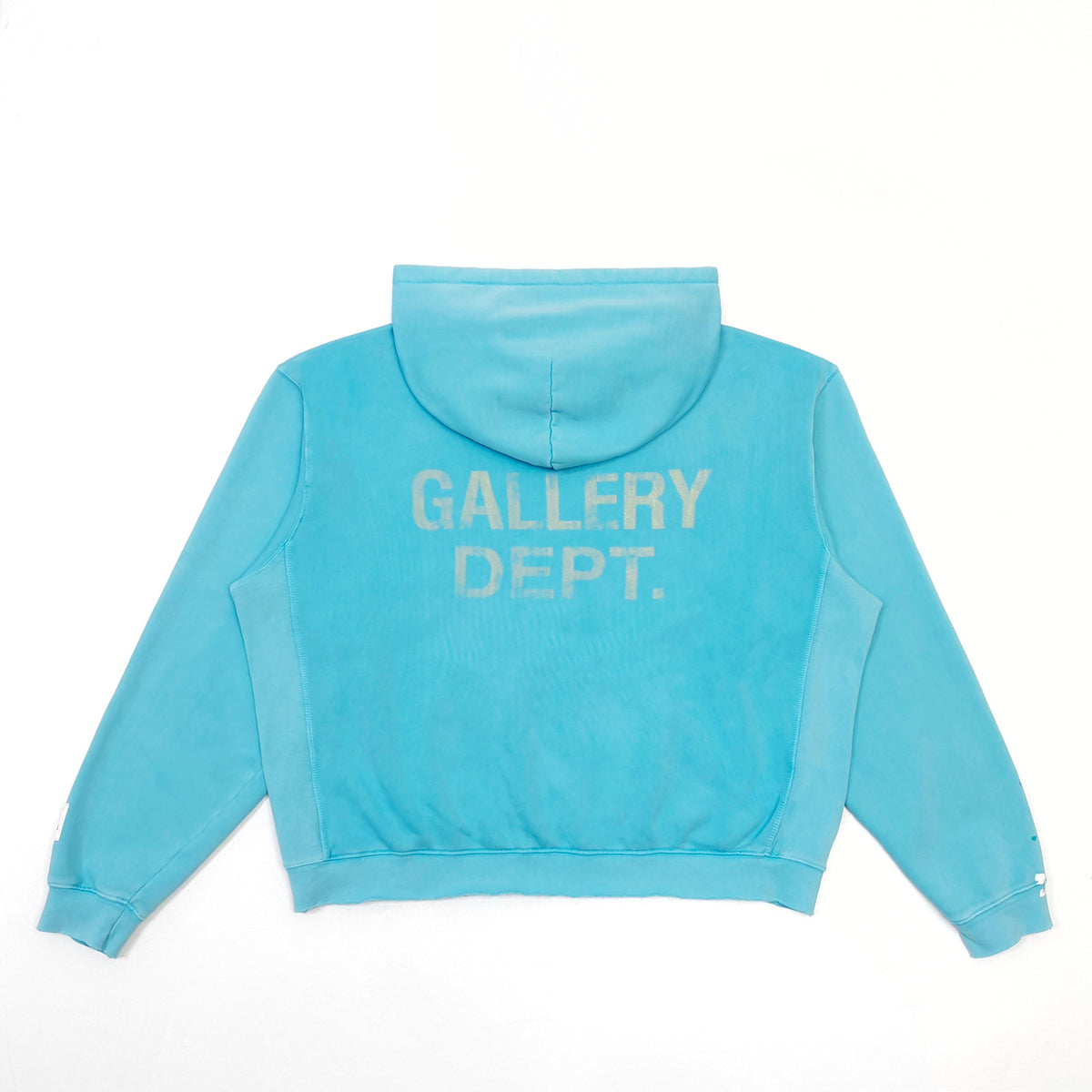 Gallery Dept. GD PAINT LOGO HOODIE LIGHT BLUE