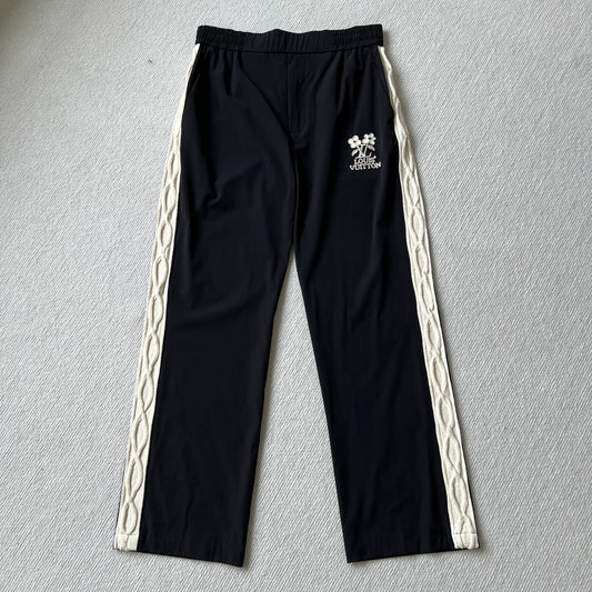 Louis Vuitton LOGO EMBROIDERED TECHNICAL TRACK PANTS