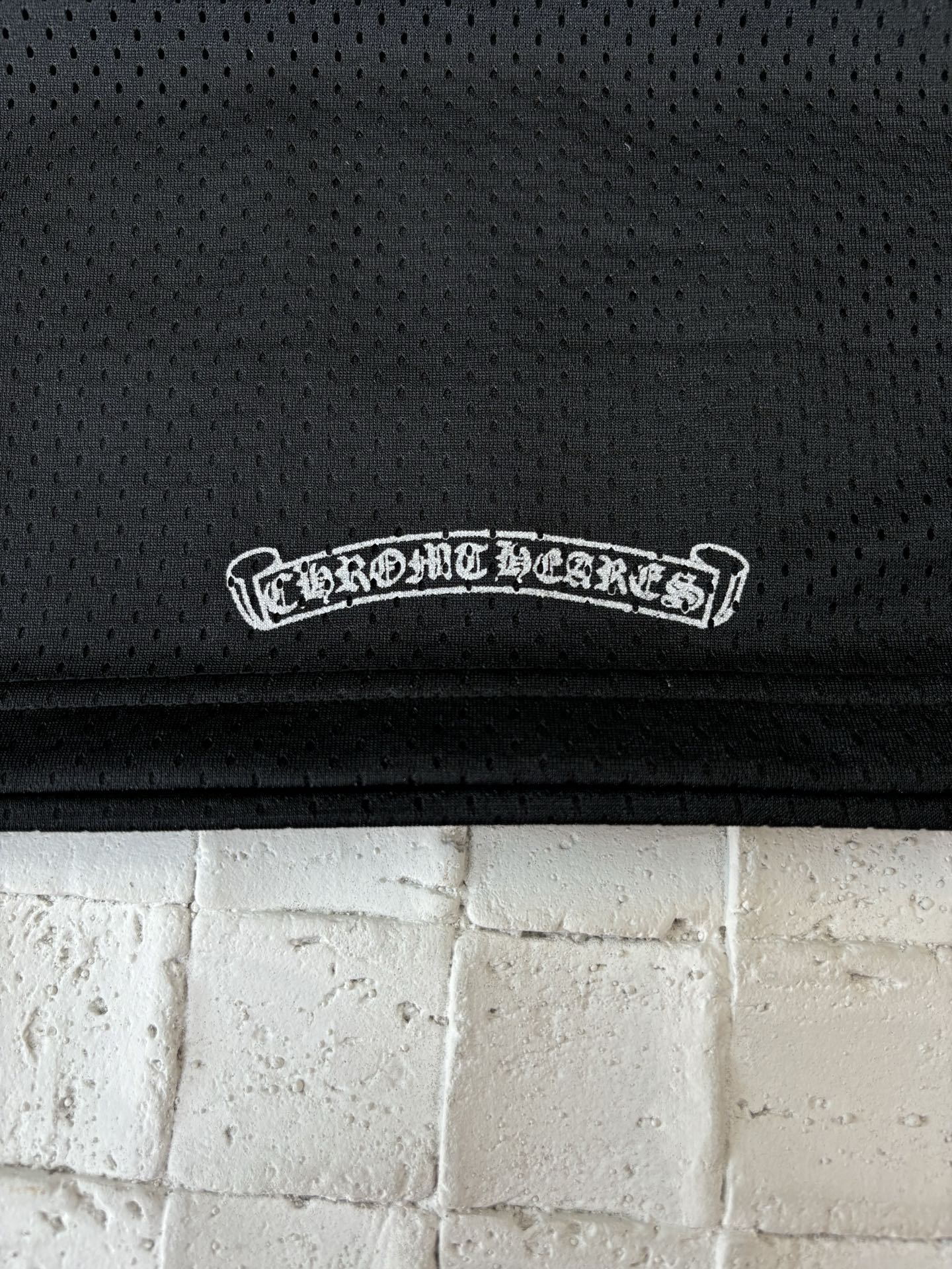 Chrome Hearts Mesh Stadium Football Jersey 'Black'