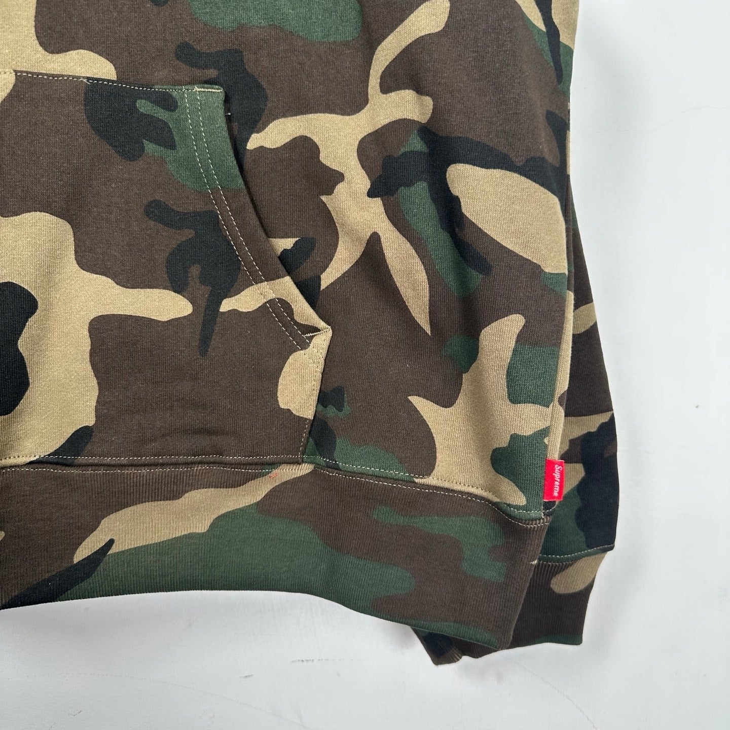 SUP x B.B. Simon Zip Up Hooded Sweatshirt 'Woodland Camo'