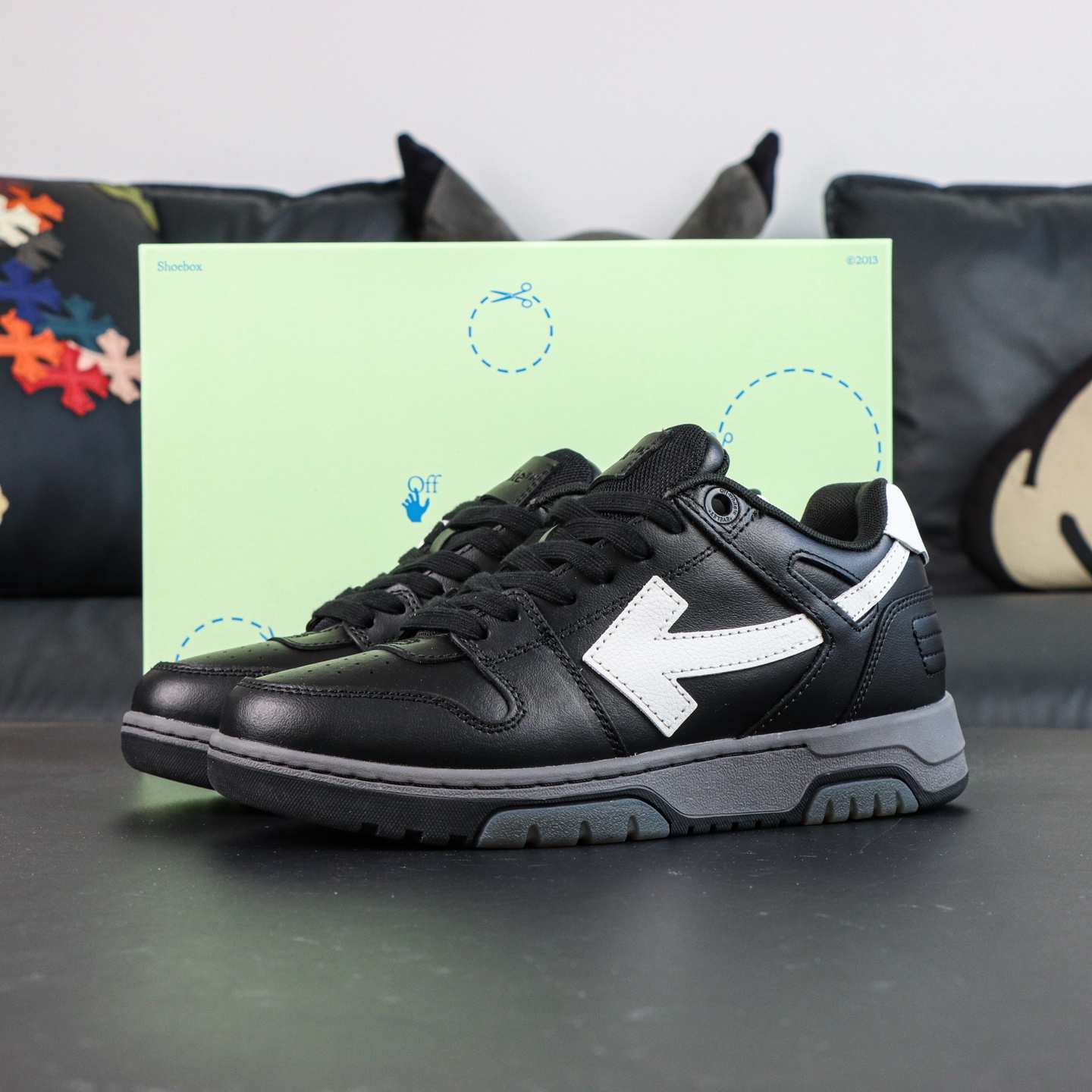 OW Out of office sneakers black/white