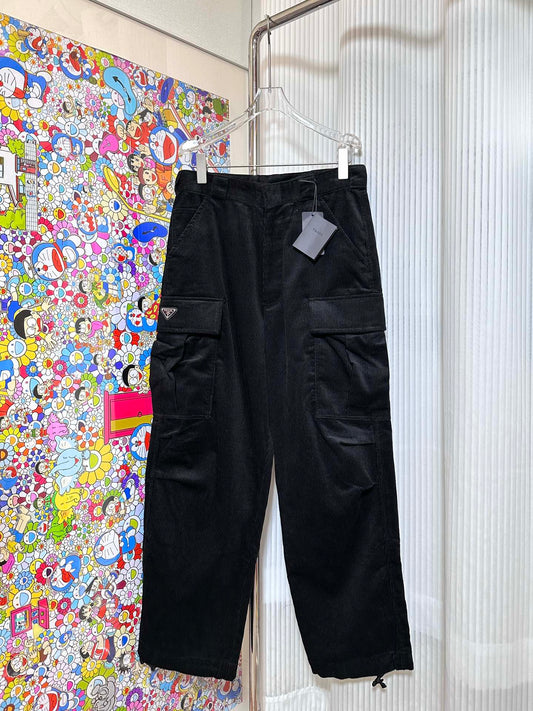 Prada Corduroy Cargo Trousers