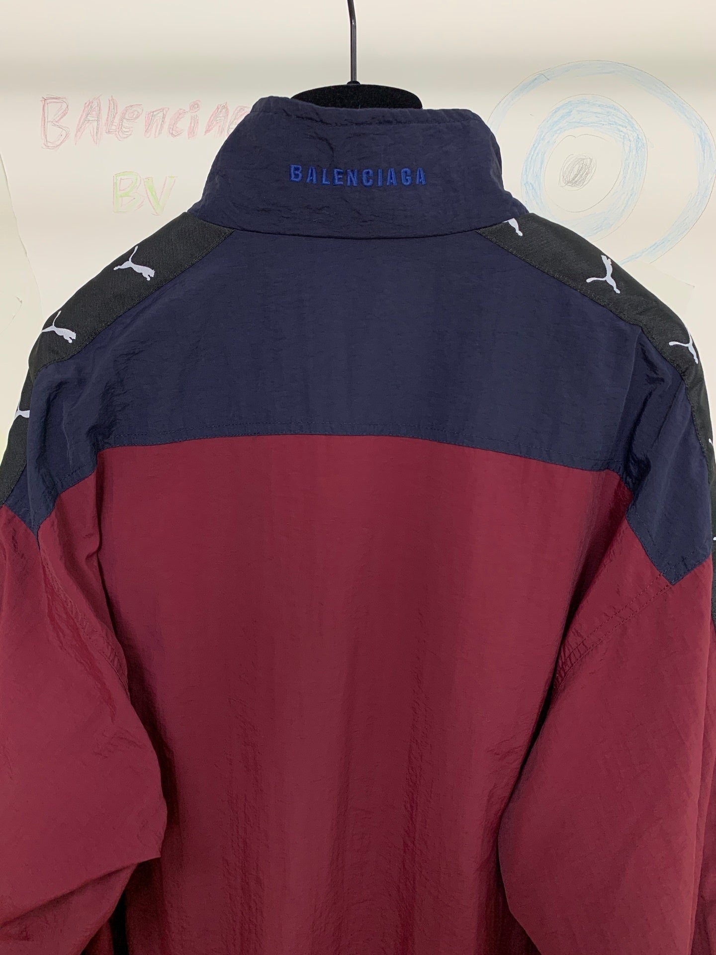 BB I Puma Tracksuit Jacket in Burgundy