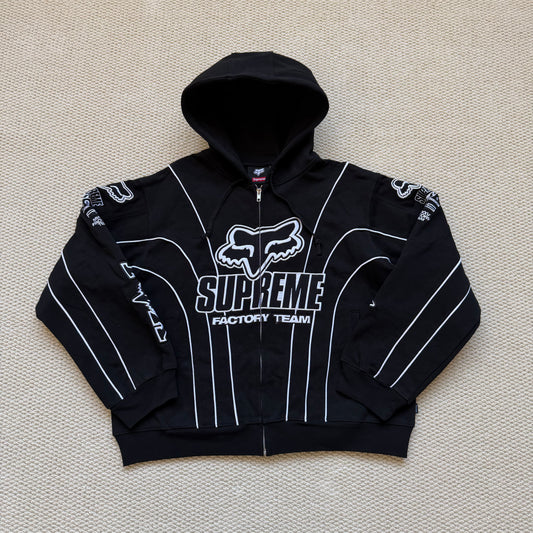 SUP Fox Racing Zip Up Hooded Sweatshirt