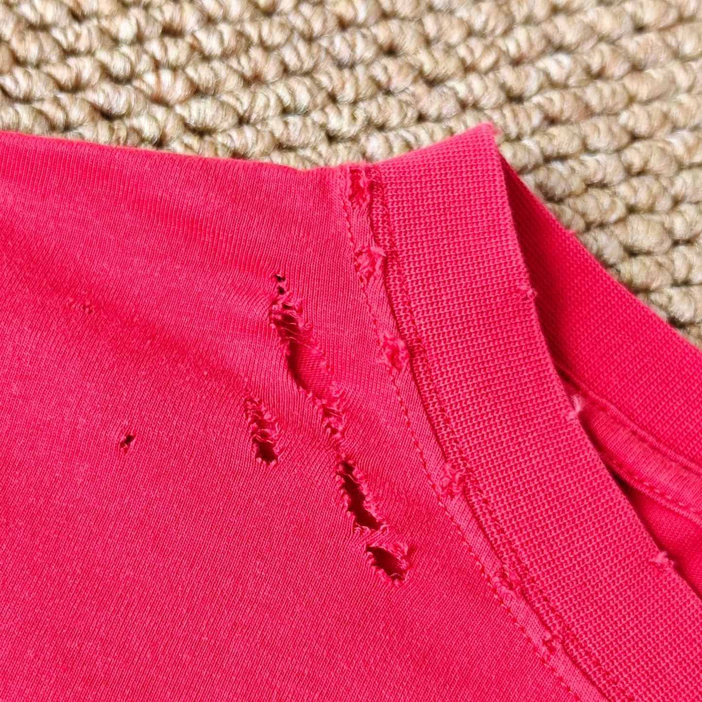 BB Isabelle Boxy T-shirt in Faded Red