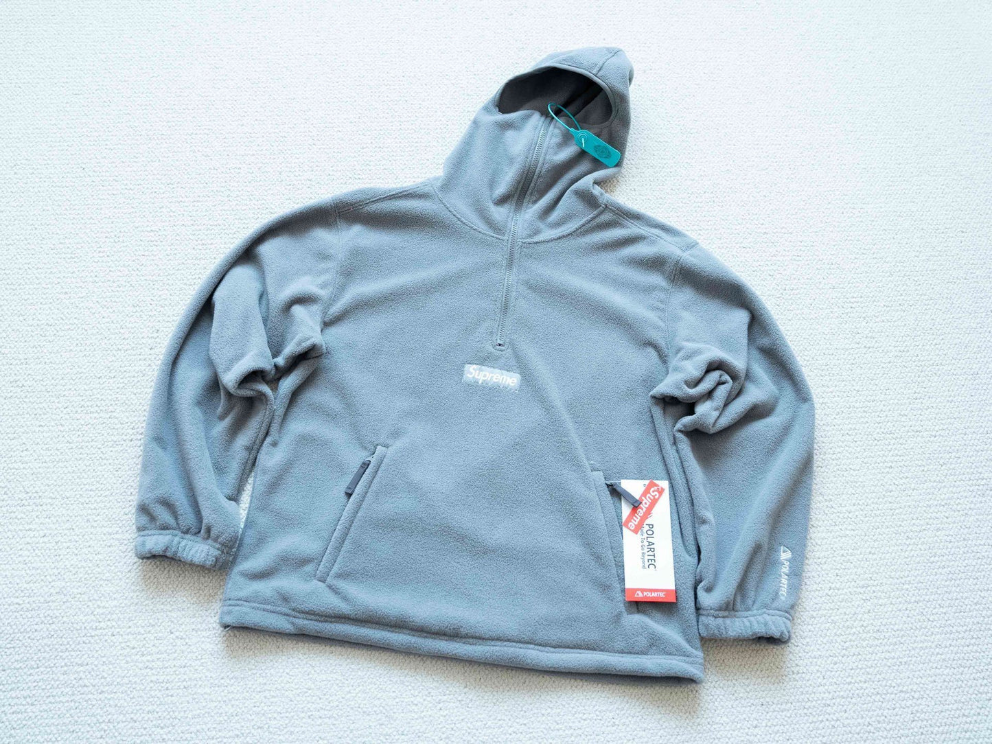 SUP  Polartec Face Mask Half Zip Hooded Sweatshirt