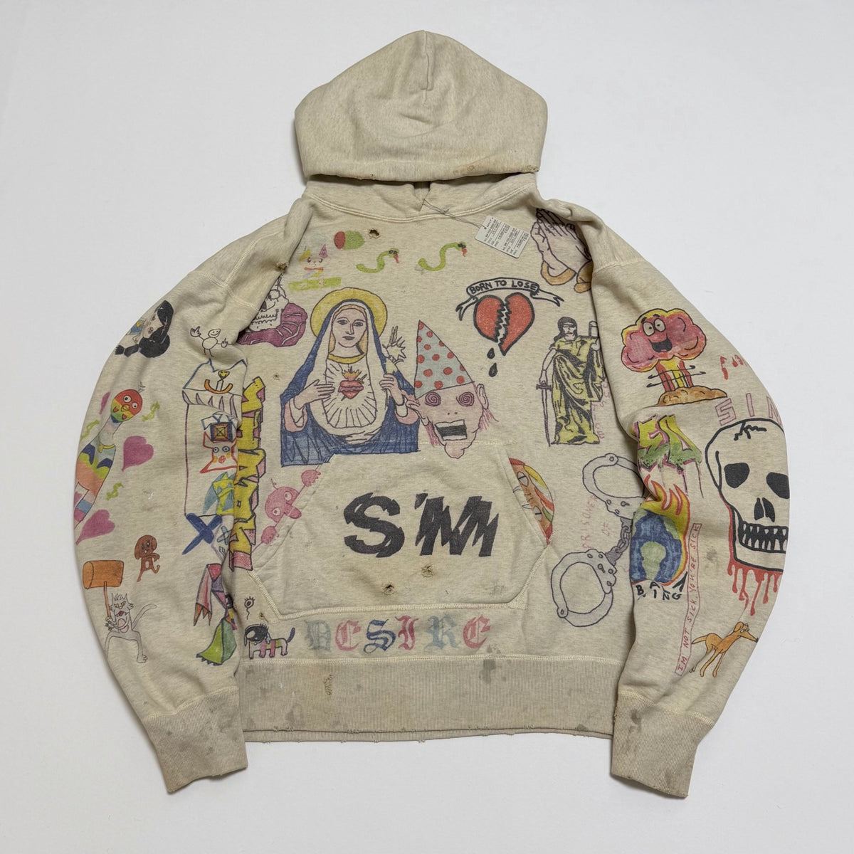 Saint Michael Graffiti Hoodie