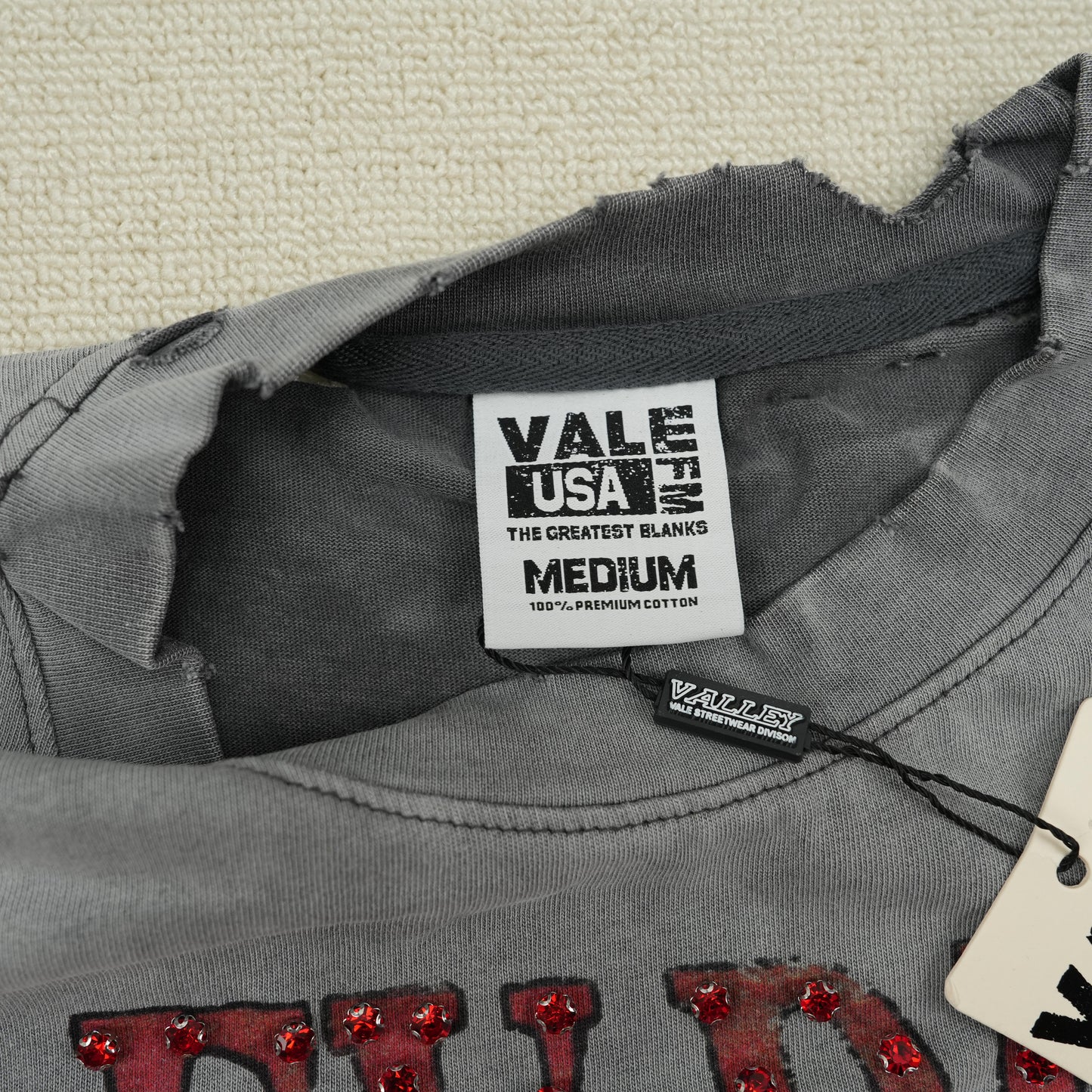 Vale Forever Robber Bling Tee 'Grey'