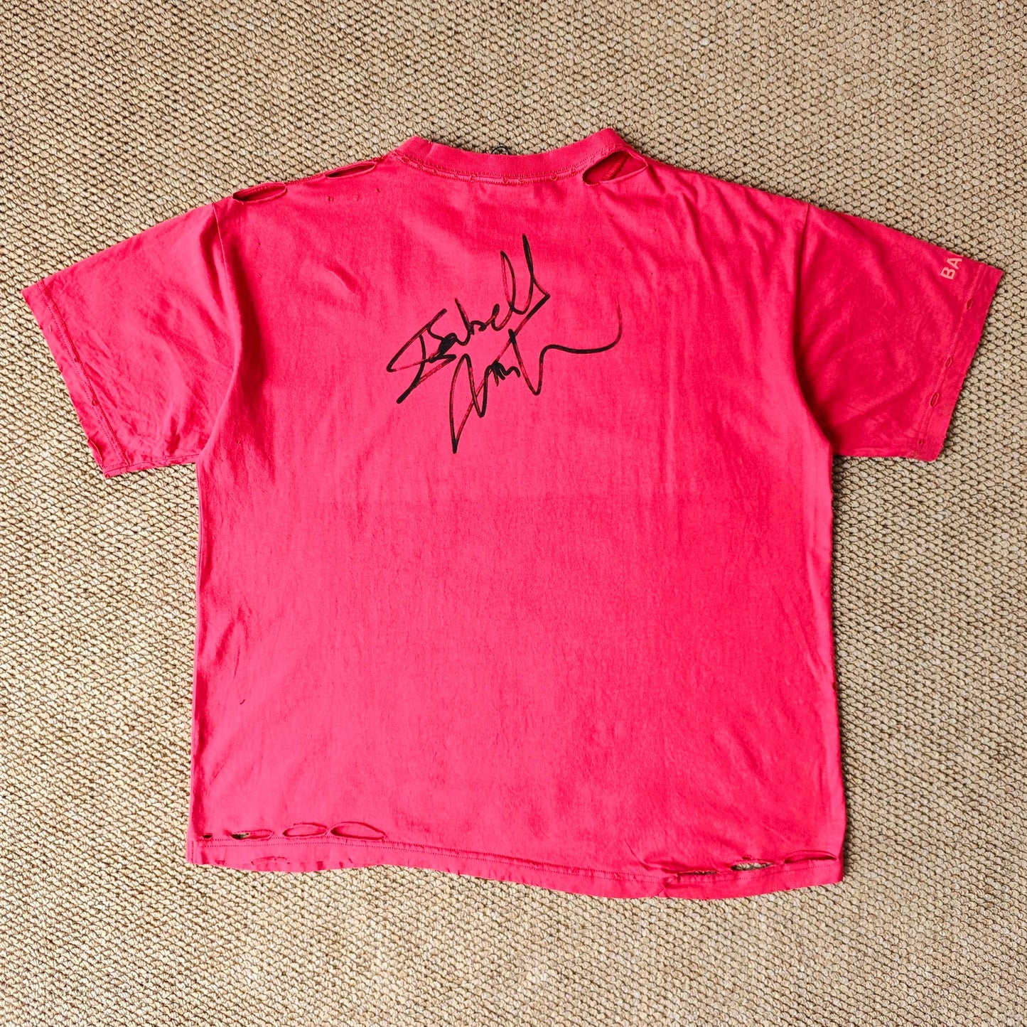 BB Isabelle Boxy T-shirt in Faded Red