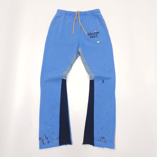Gallery Dept. GD PAINTED FLARE SWEATPANT ROYAL