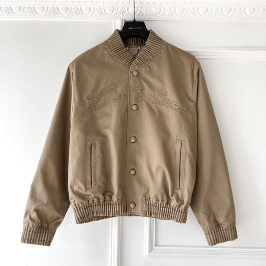 Louis Vuitton Embroidered Cotton Blend Bomber