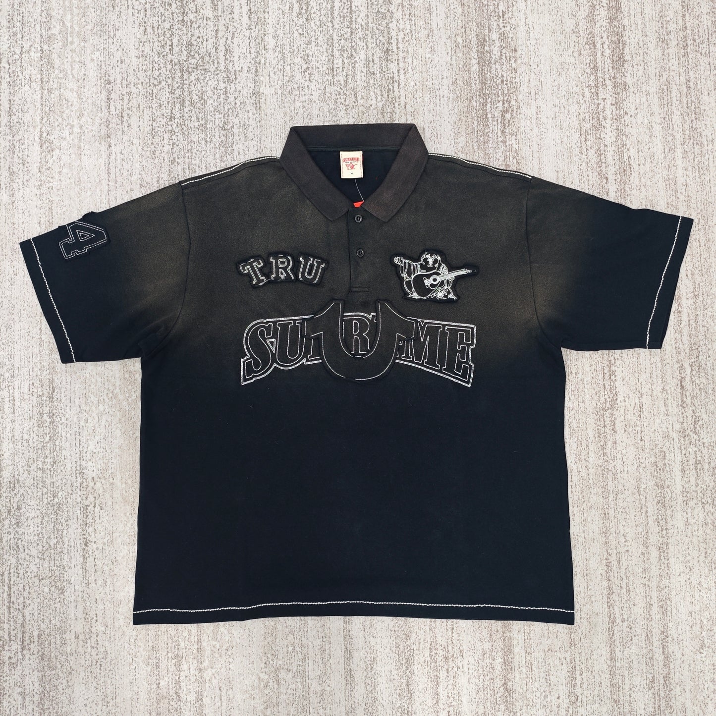 SUP x True Religion Appliqué Polo 'Black'