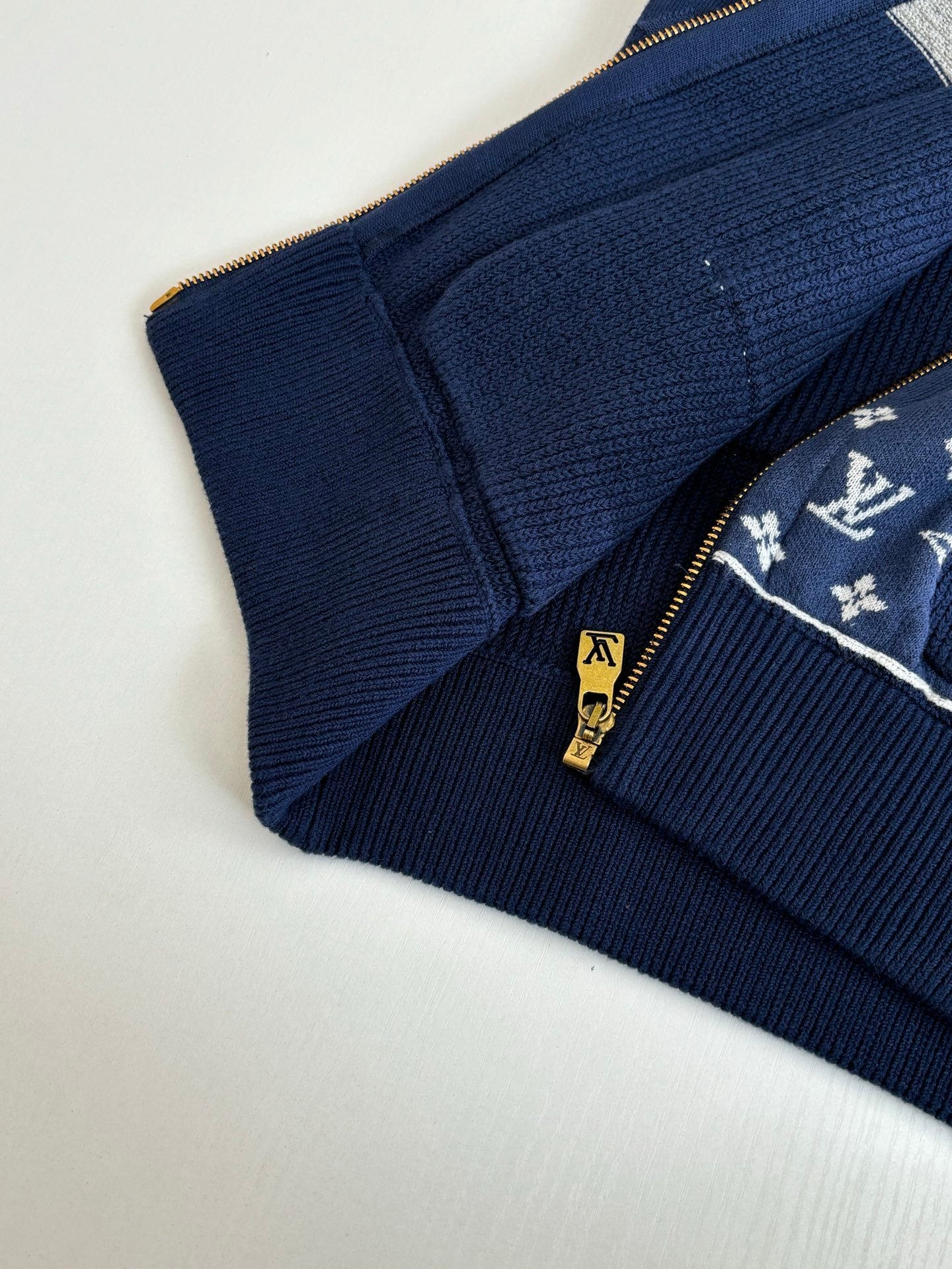 LV Zip Up Patchwork Tracktop Jacket 1AIMAG