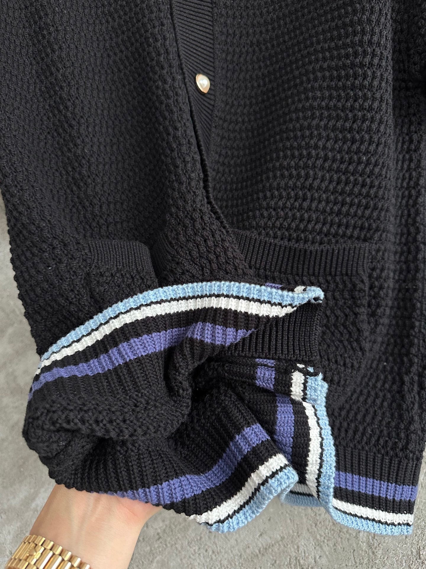 Casablanca Sporty Crochet Shirt 'Black'