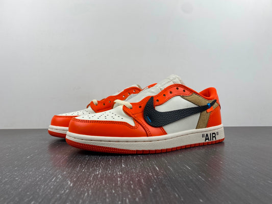 Zach Lavine  Custom Off-White™ x Air Jordan 1 Low "Starfish"