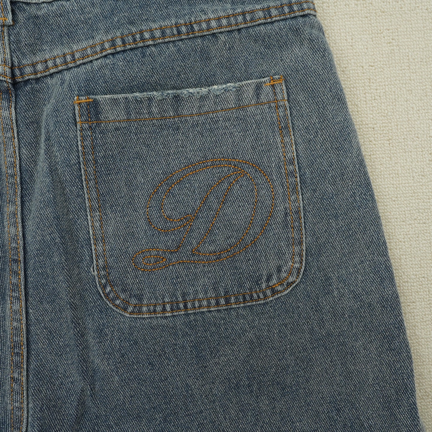 Bottega Desires Denim Shorts Blue