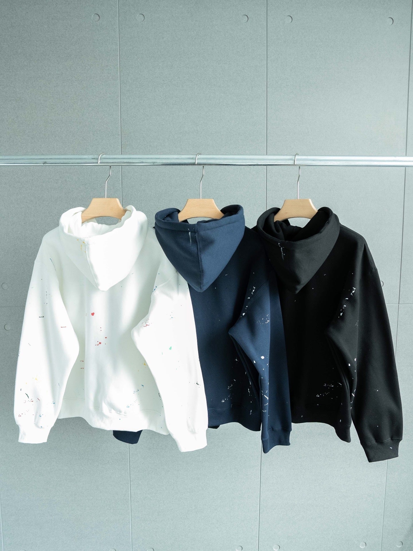 SUP MM6 Maison Margiela Box Logo Zip Up Hooded Sweatshirt