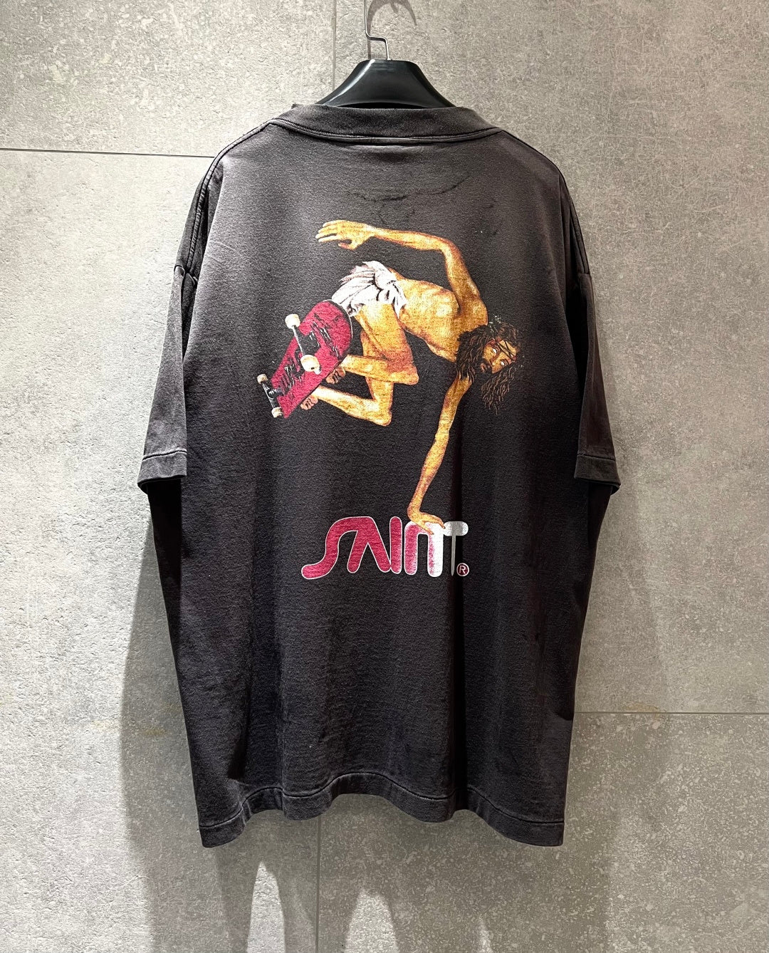 Saint Michael 'Skate' SS T-Shirt in Black