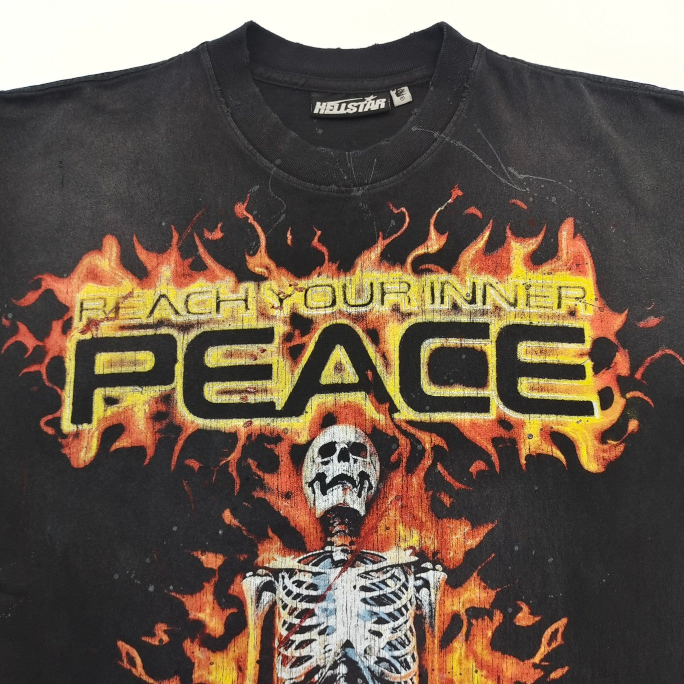 HELLSTAR Reach Your Inner Peace Fire T-Shirt