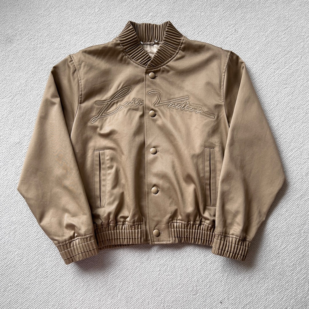 Louis Vuitton Embroidered Cotton Blend Bomber