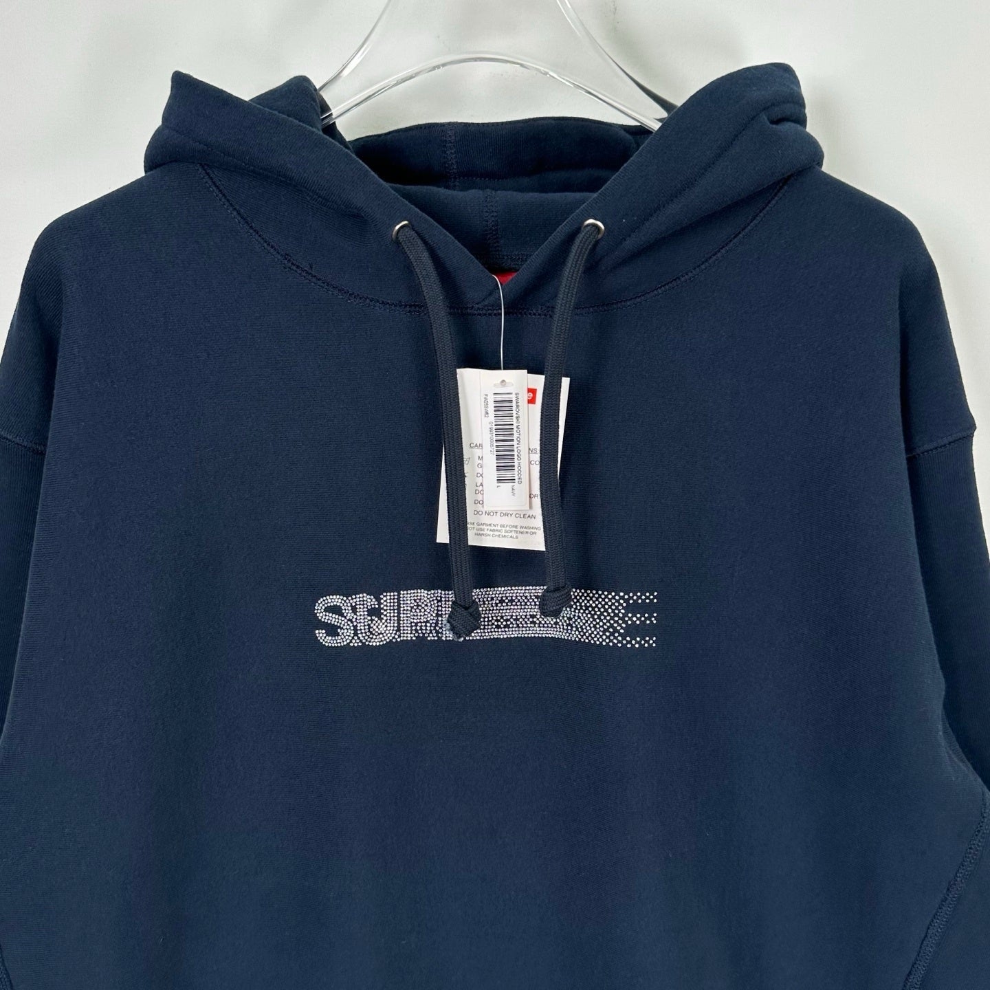 Supreme Swarovski Motion Logo Hooded Sweatshirt