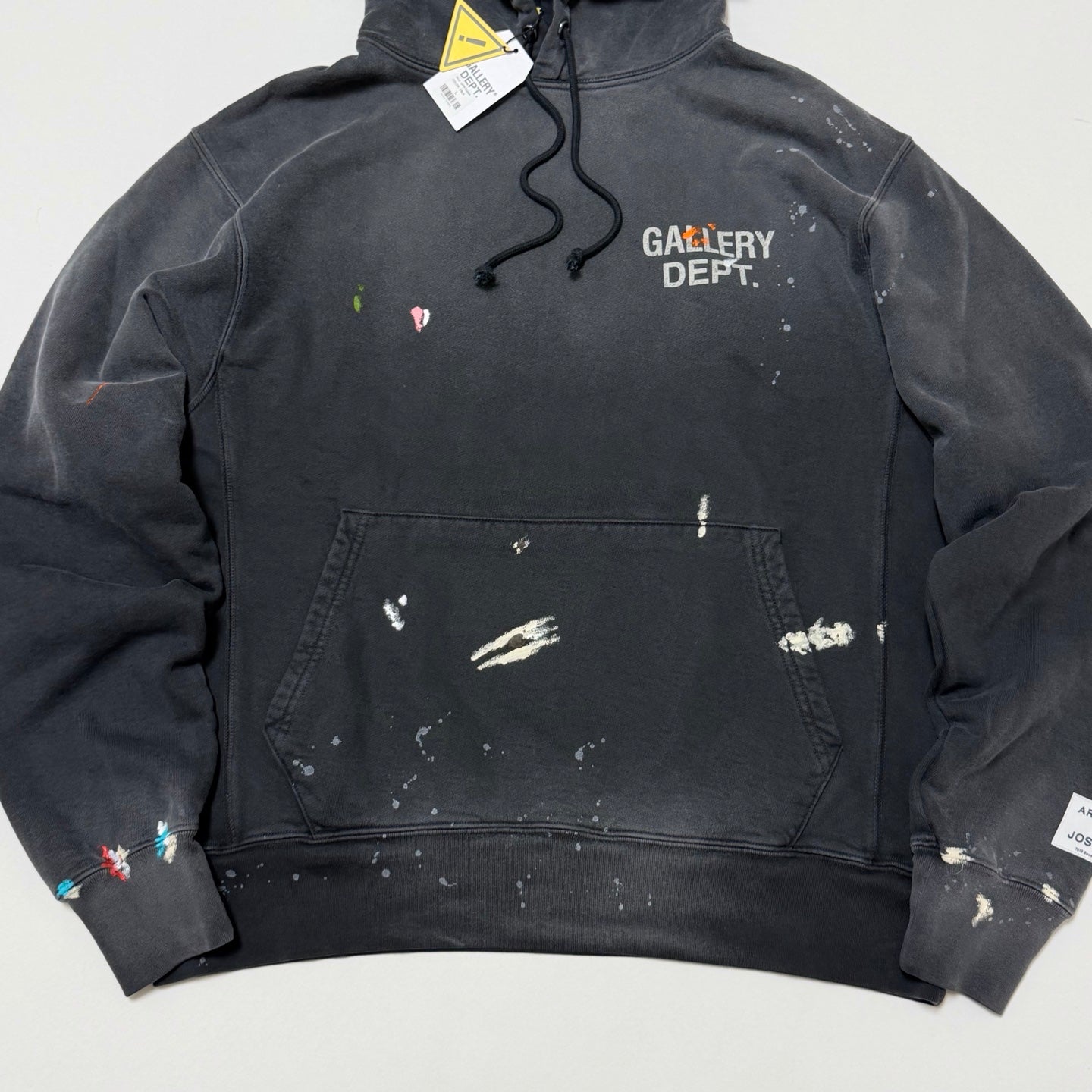 Gallery Dept. GD PAINT LOGO HOODIE VINATGE BLACK