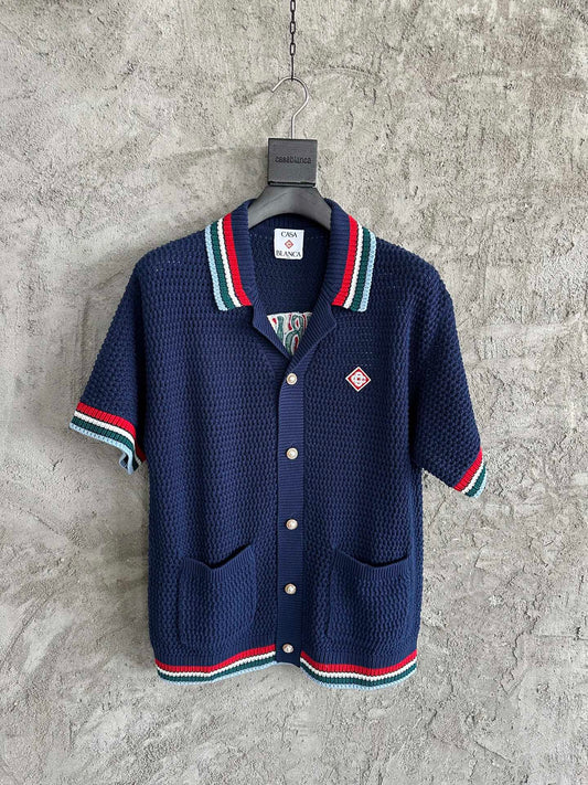 Casablanca Sporty Crochet Shirt