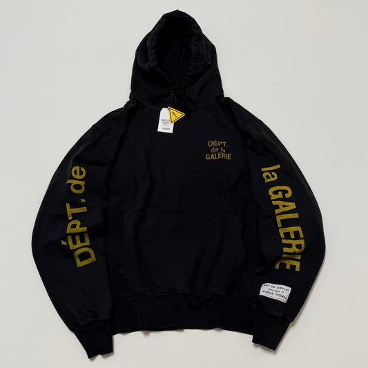 GALLERY DEPT. Dept De La Galerie Hoodie Black