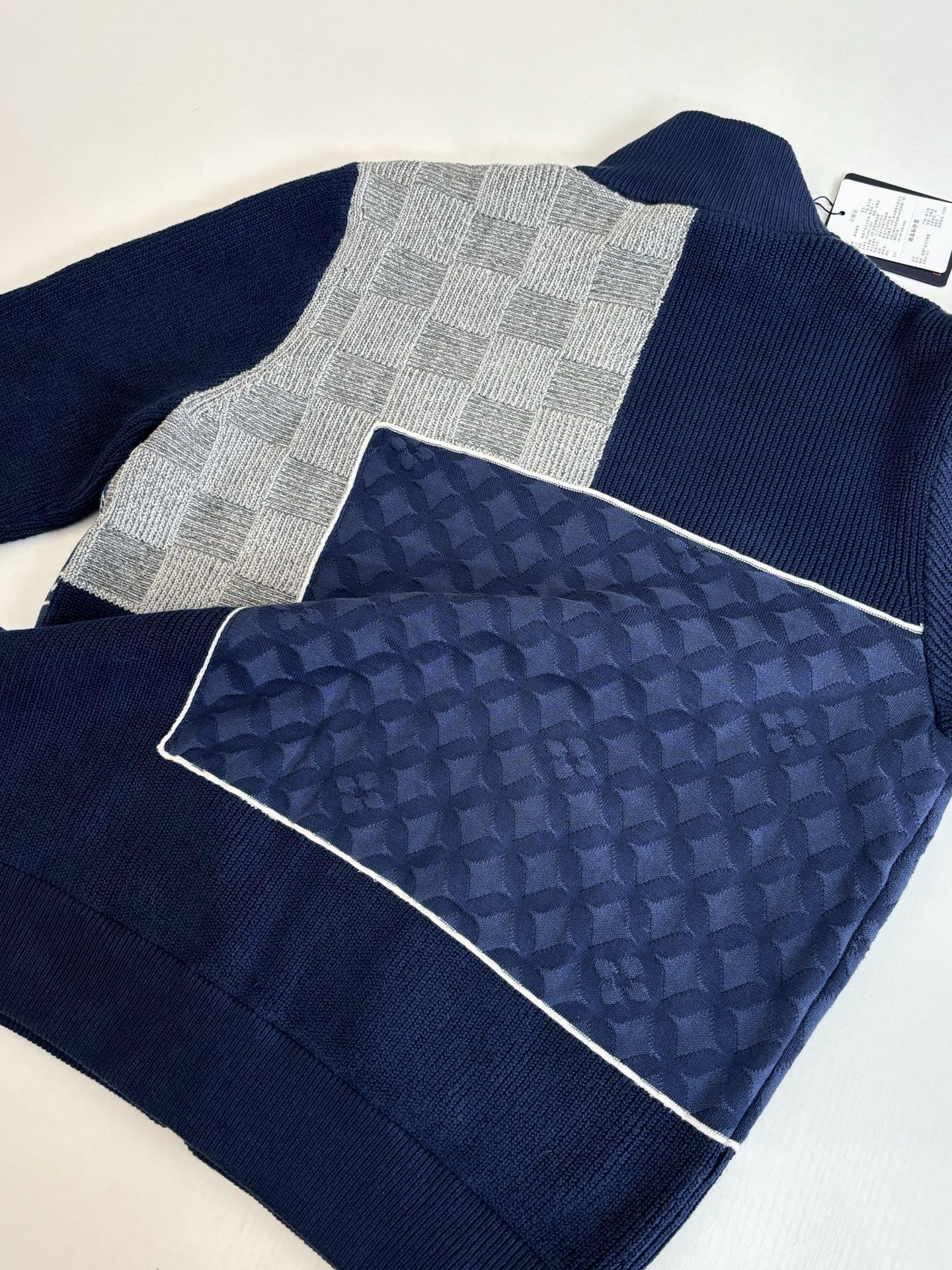 LV Zip Up Patchwork Tracktop Jacket 1AIMAG