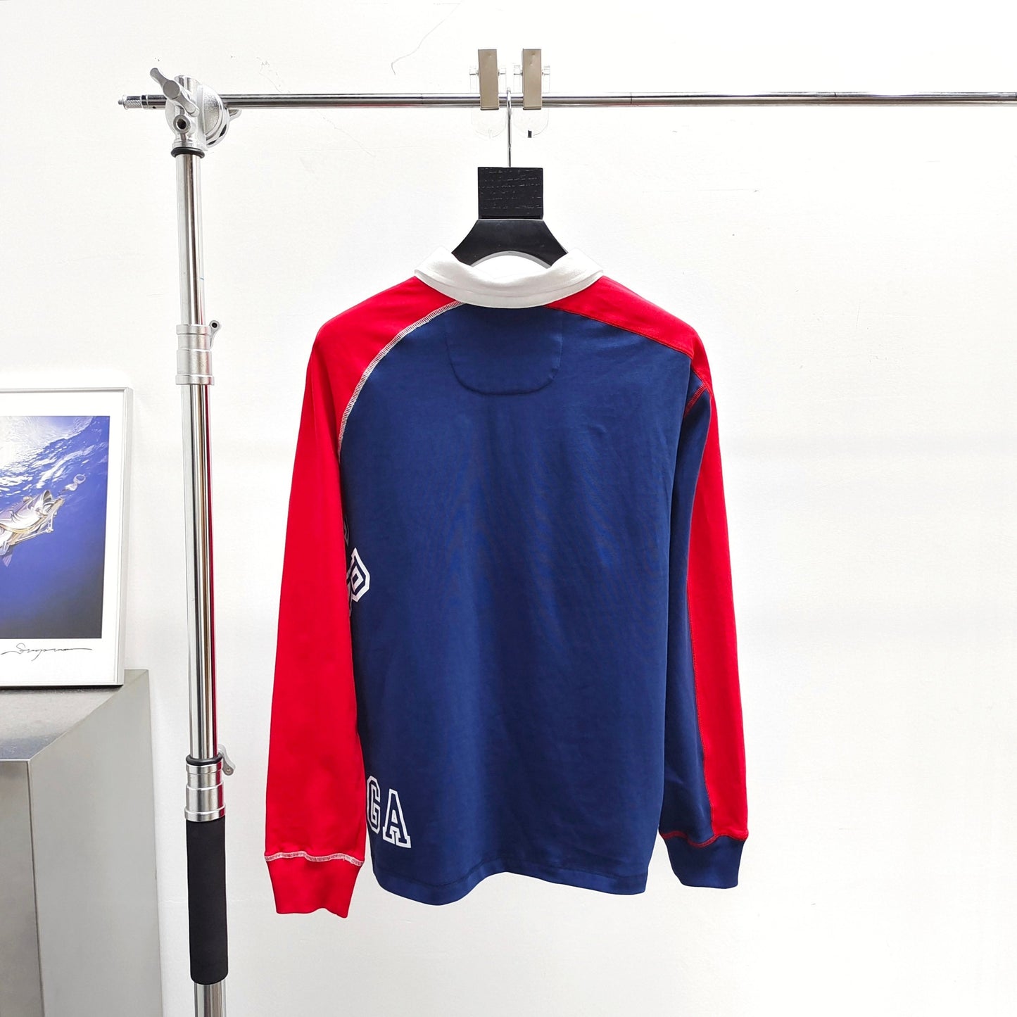 Sp5der Academy Rugby 'Navy' L/S Shirt