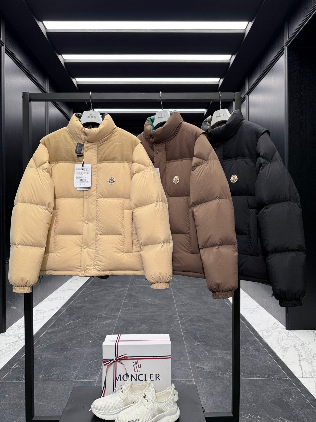 Moncler Reversible Convertible Down Jacket