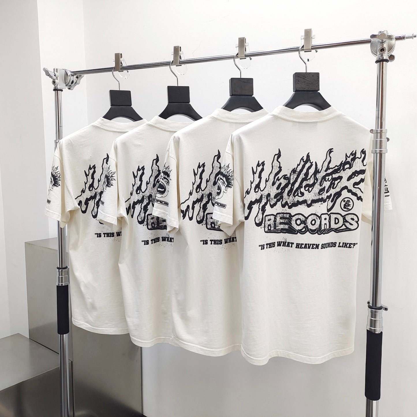 Hellstar records tee white