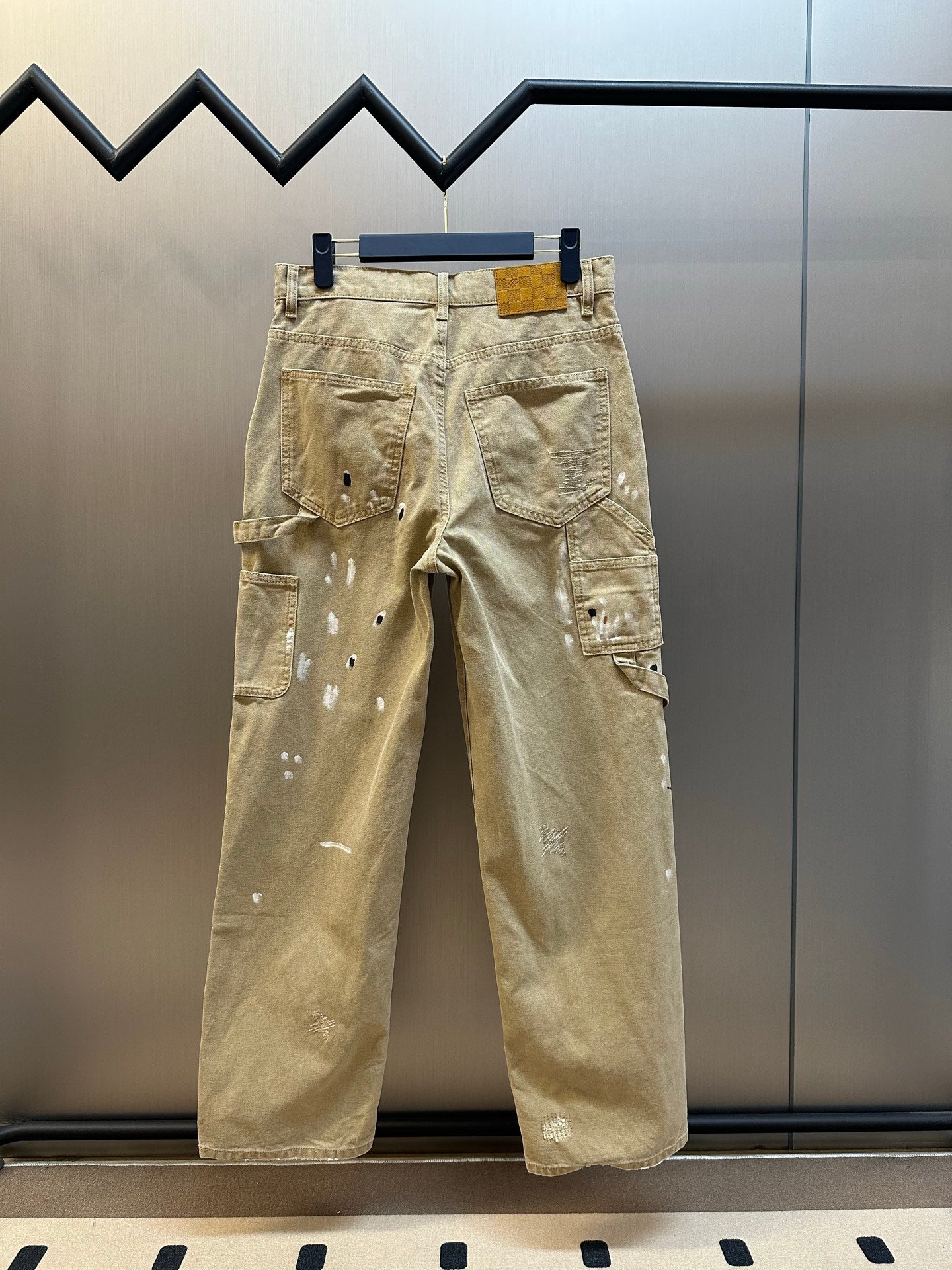 LV Embellished Denim Carpenter Pants 1AK6Q0