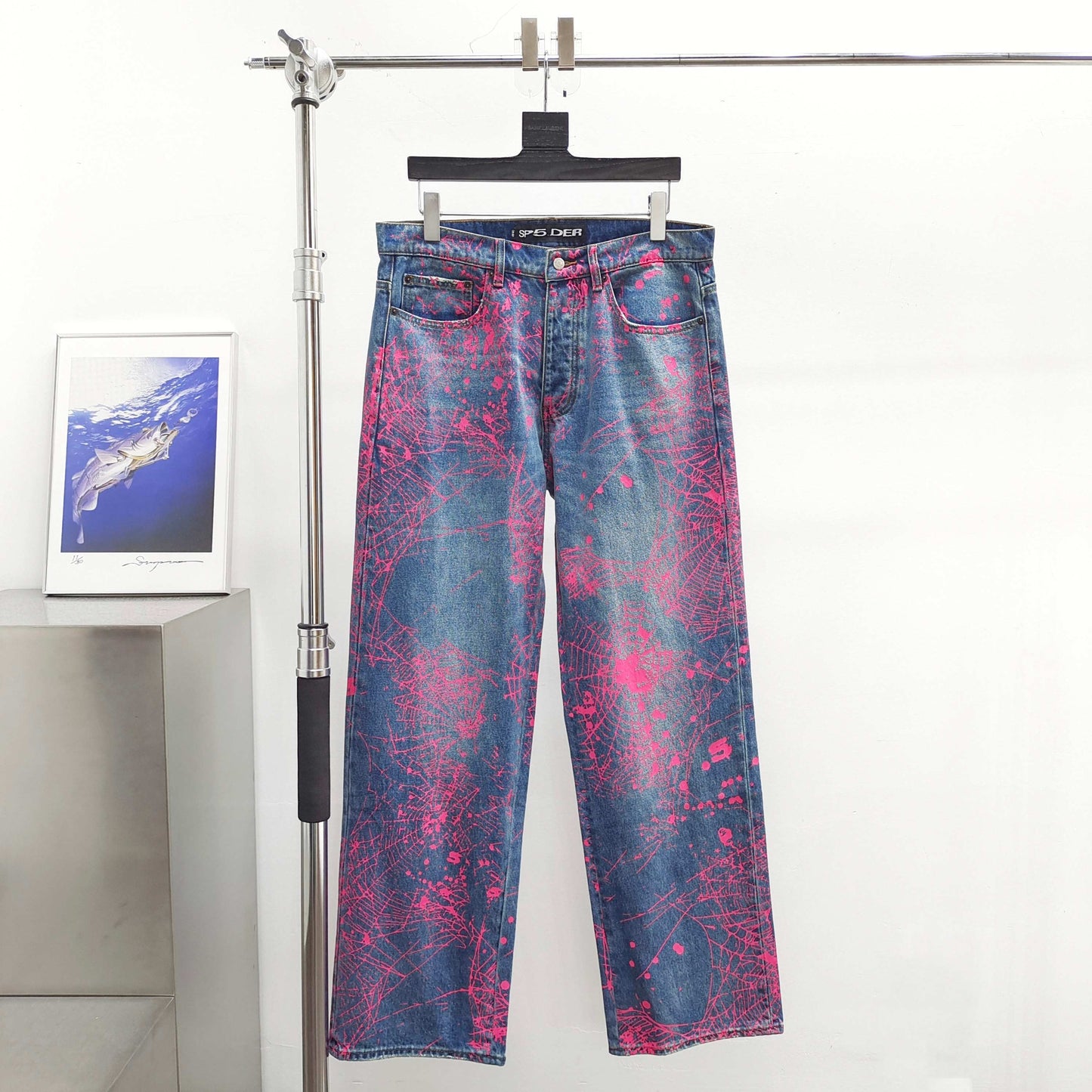 Sp5der V2 Web Denim Pants