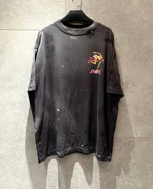 Saint Michael 'Skate' SS T-Shirt in Black