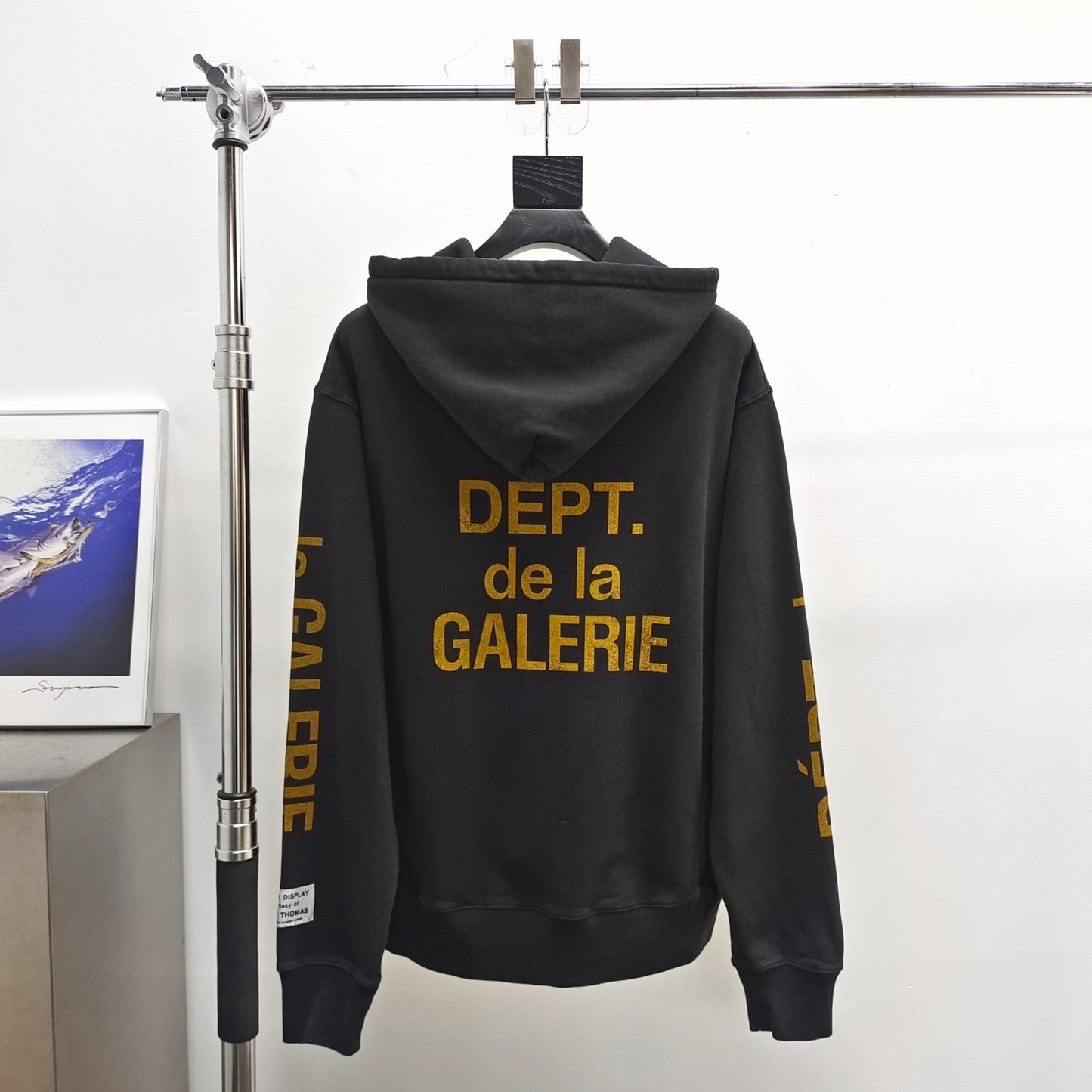 GALLERY DEPT. Dept De La Galerie Hoodie Black