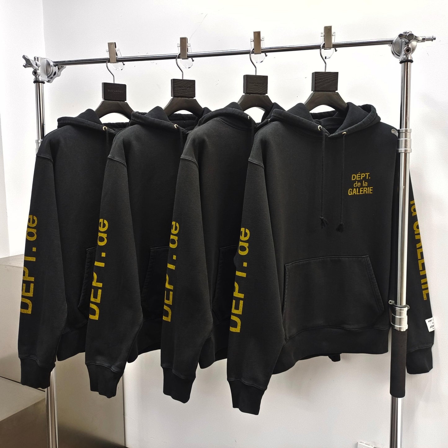 GALLERY DEPT. Dept De La Galerie Hoodie Black