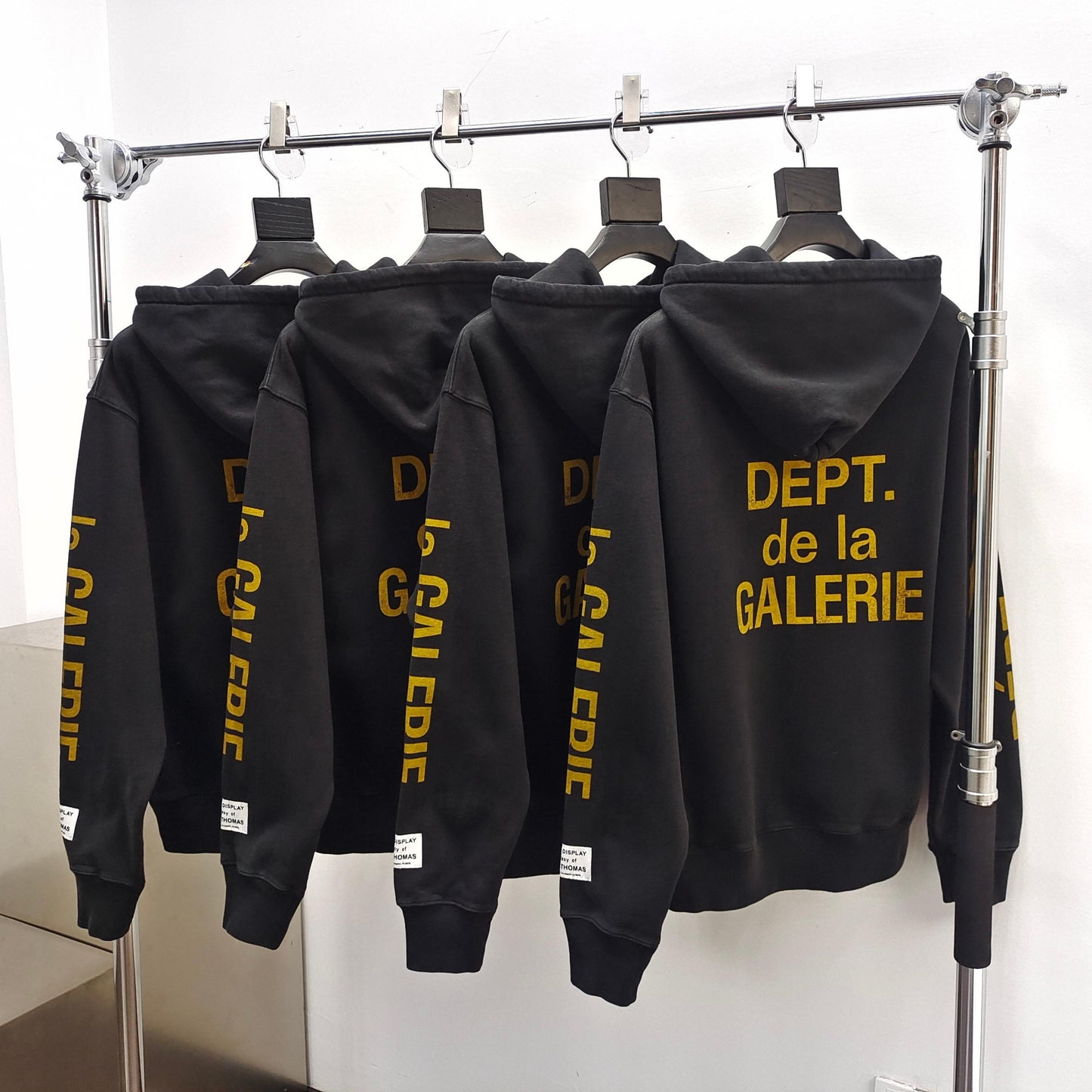 GALLERY DEPT. Dept De La Galerie Hoodie Black