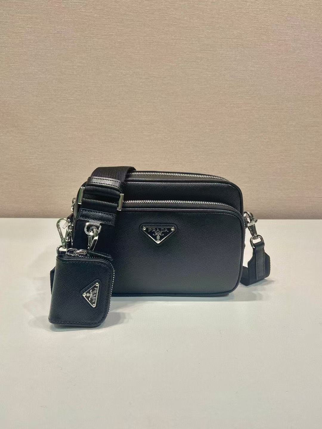 Prada Steffiano leather shoulder bag