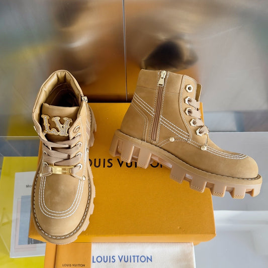 Louis Vuitton LV Checker Ankle Boot 1ACN8D