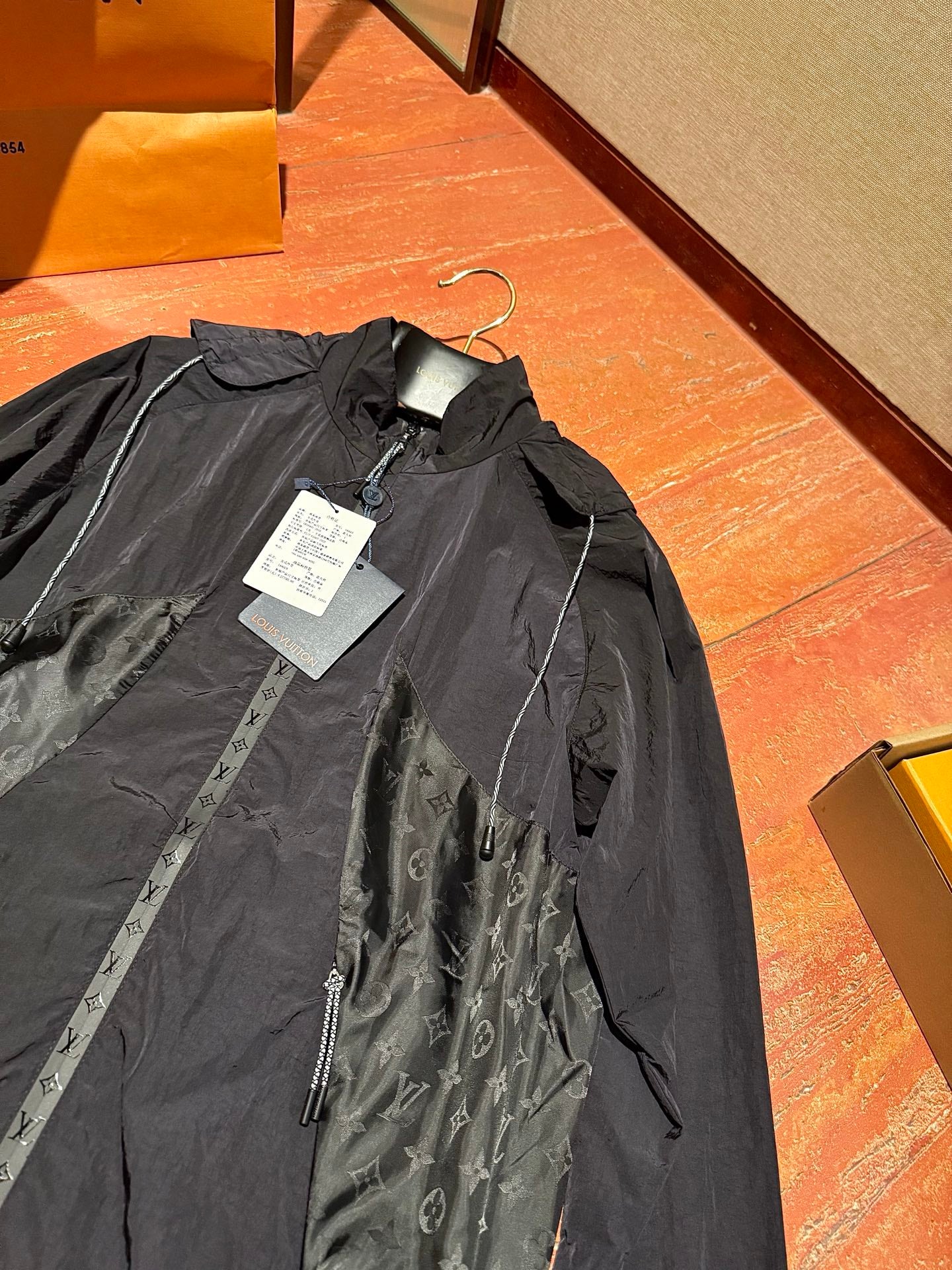 LV Monogram Accent Zip-Up Jacket 1AHGCD