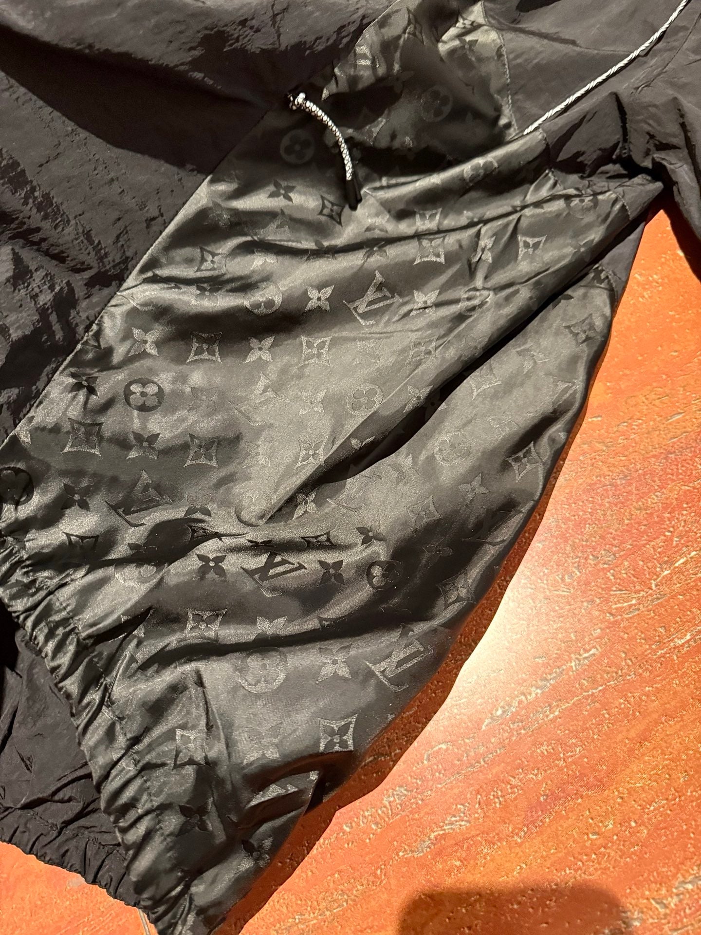LV Monogram Accent Zip-Up Jacket 1AHGCD